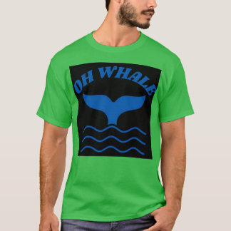 Camiseta Oh rabo de baleia no mar azul