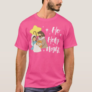 Camiseta Oh Santa Noite Natal Jesus Cristo Cristão Nativo