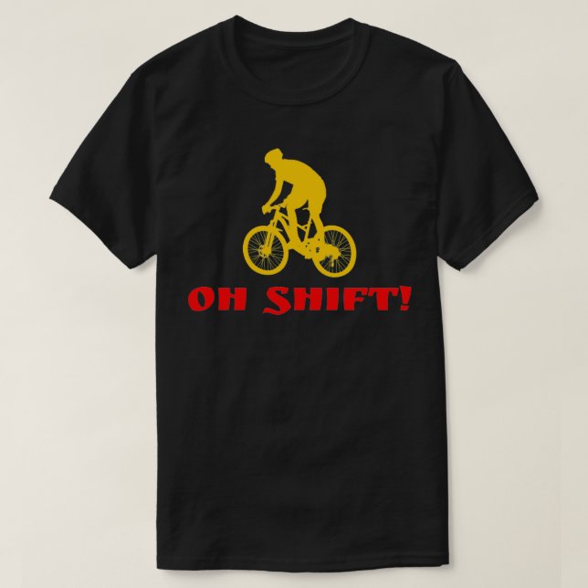 Camiseta Oh Shift Engraçado (Frente do Design)