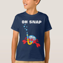 Camiseta Oh, Shirt do Snap Kids'Haners TAGLESS®