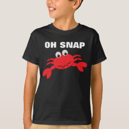 Camiseta Oh, Shirt do Snap Kids'Haners TAGLESS®