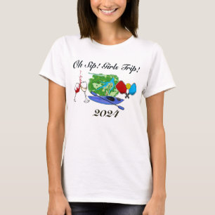 Camiseta Oh Sip! Viagem de Menina!