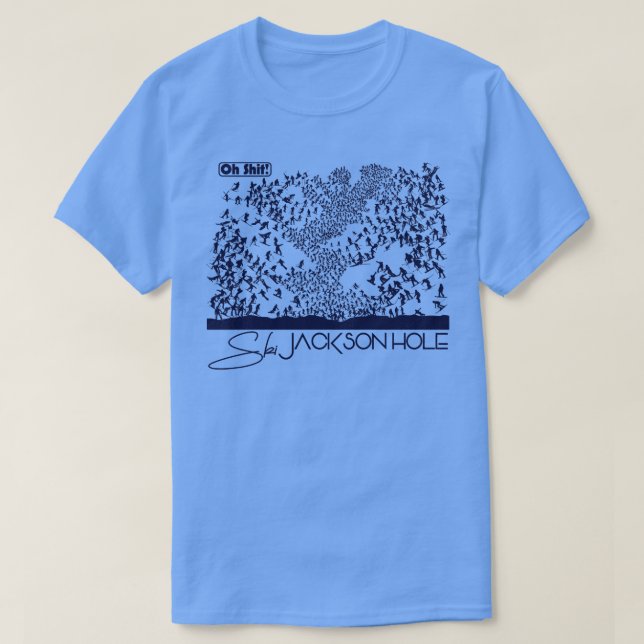 Camiseta Oh Ski Jackson Hole (Frente do Design)