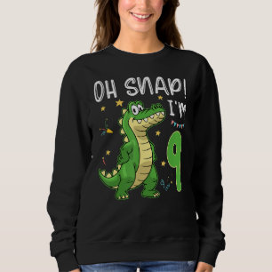 Camiseta Oh Snap, eu sou o crocodilo Alligator 9 anos