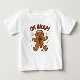 Camiseta Oh Snap! Funny Gingerbread Cookie Christmas Design