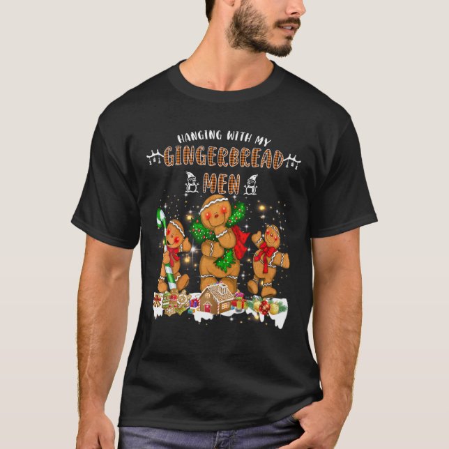 Camiseta Oh Snap Gingerbird Homem Noite de Natal Gi feminin (Frente)