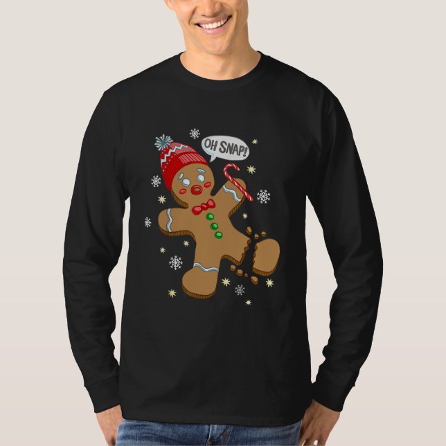 Camiseta Oh Snap Gingercake Cookie Man Costume Baking Team (Frente)