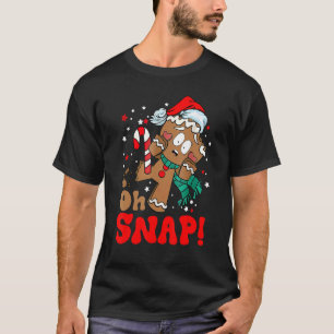 Camiseta Oh Snap Gingercake Cookie Man quebrado