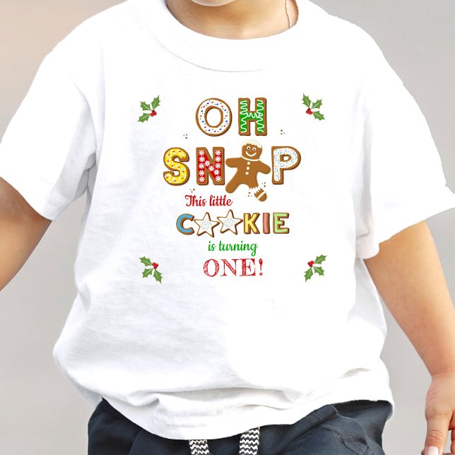Camiseta Oh, Snap! Gingercake Cookie Qualquer Idade Anivers (Criador carregado)