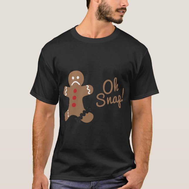 Camiseta Oh Snap Gingercake Man (Frente)
