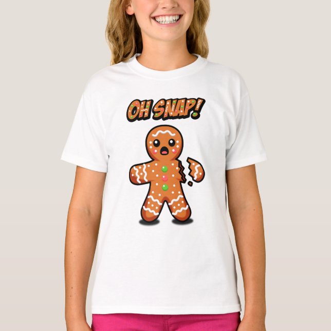 Camiseta Oh, Snap! Homem de Gengibre (Frente)