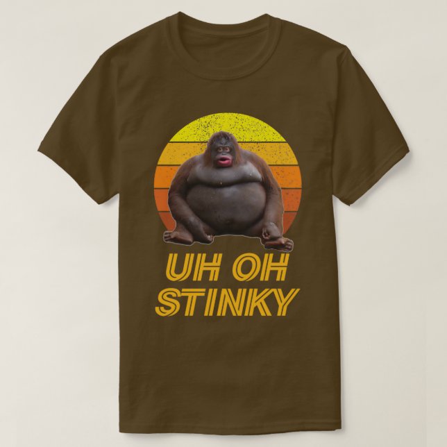CAMISETA OH STINKY (Frente do Design)