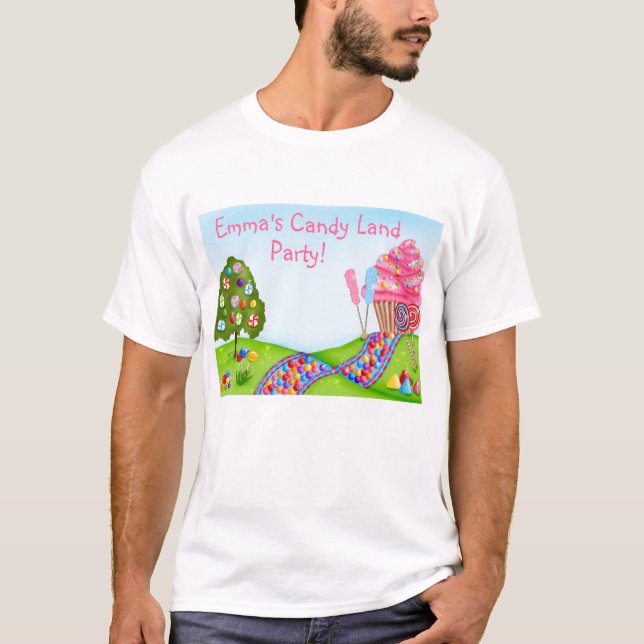 Camiseta Oh terra e cupcakes doces dos doces (Frente)