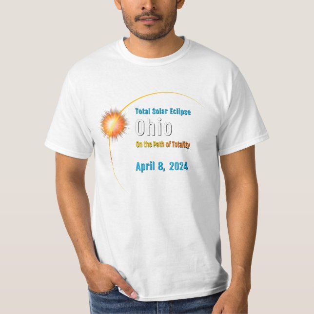 Camiseta OH Total Eclipse Solar 2024 (Frente)