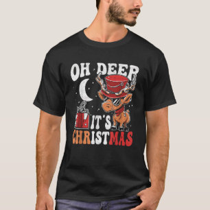 Camiseta Oh Veado É Natal Renas Engraçadas Steampunk X 