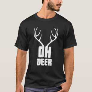 Camiseta Oh Veado Por Caçadora De Deerhunter Com Antler T S