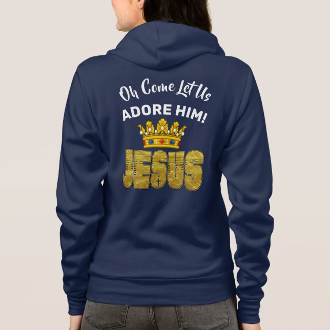 Camiseta Oh Venha, Vamos Adorá-Lo Rei Jesus (Verso)