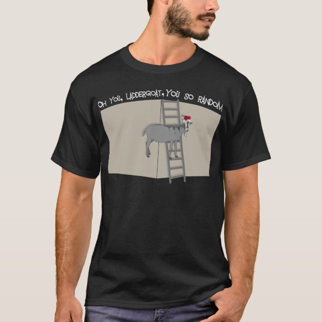 Camiseta Oh Você, Senhorita Goat, Você Tão Random Papai Noe (Frente)