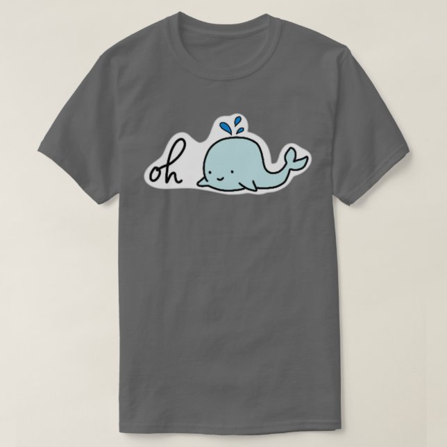Camiseta Oh whale 74 2 (Frente do Design)