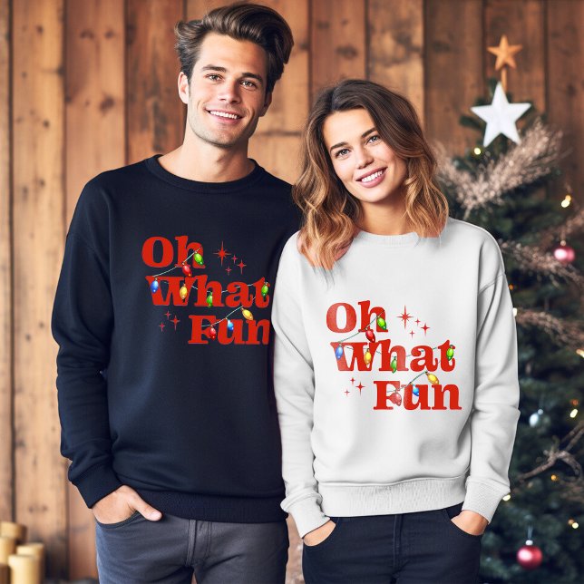 Camiseta Oh What Fun Christmas (Criador carregado)