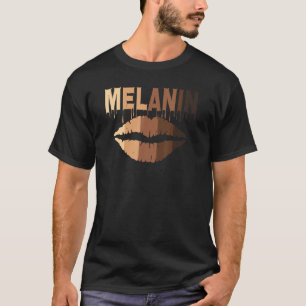 Camiseta Oheneba Melanin Para Mulheres Negras Afro Rainha