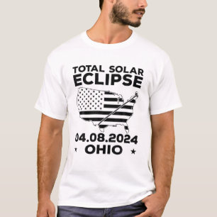 Camiseta Ohio 04/08/2024 Total Solar Eclipse Event 8 de abr