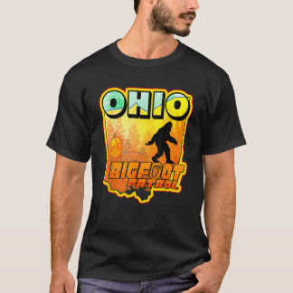 Camiseta Ohio Bigfoot Patrol State Sasquatch Hunter s Retro