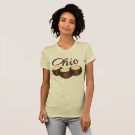 Camiseta Ohio Chocolate Peanut Butter Buckeye Nut Candy OH