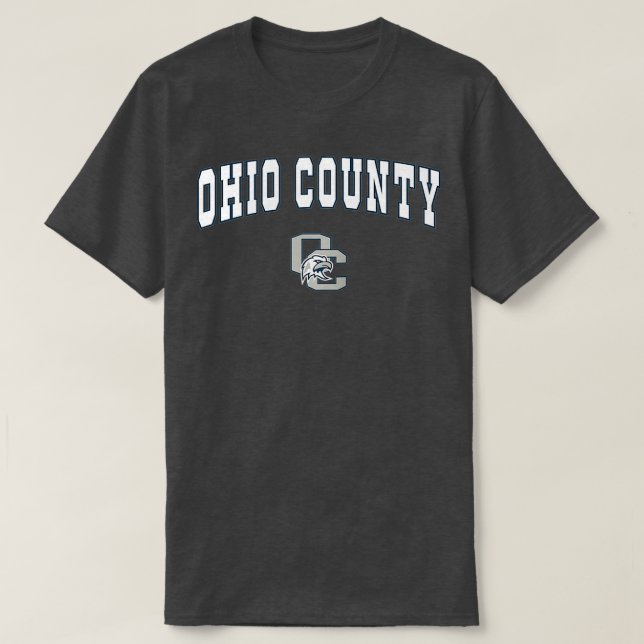 Camiseta Ohio County Segundo grau Eagles (Frente do Design)