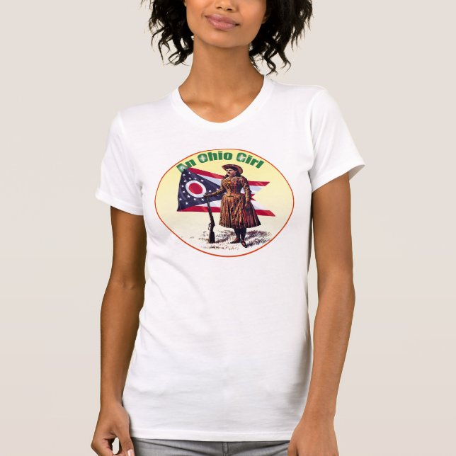 Camiseta Ohio Girl, Annie Oakley (Frente)