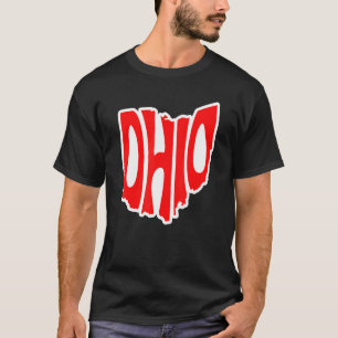 Camiseta Ohio Home Shape State Vintage Grunge for Men Women