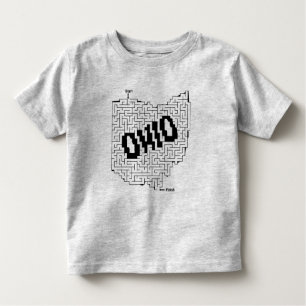 Camiseta Ohio Maze Quebra-cabeça