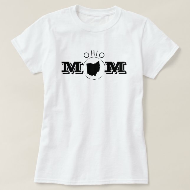 Camiseta Ohio Mom  (Frente do Design)