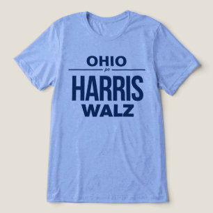 Camiseta Ohio para Harris Walz