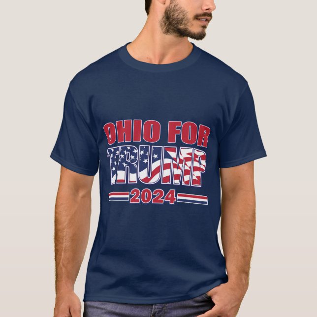 Camiseta Ohio para Trump 2024 (Frente)