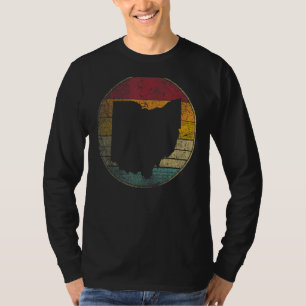 Camiseta Ohio Retro Style Vintage 70s 80s Homens Mulheres C