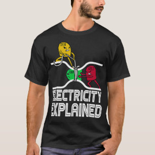 Camiseta Ohm Volt Amp Electricity Explicada