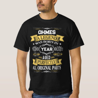 Camiseta OHMES Uma Lenda Nasceu em Ano