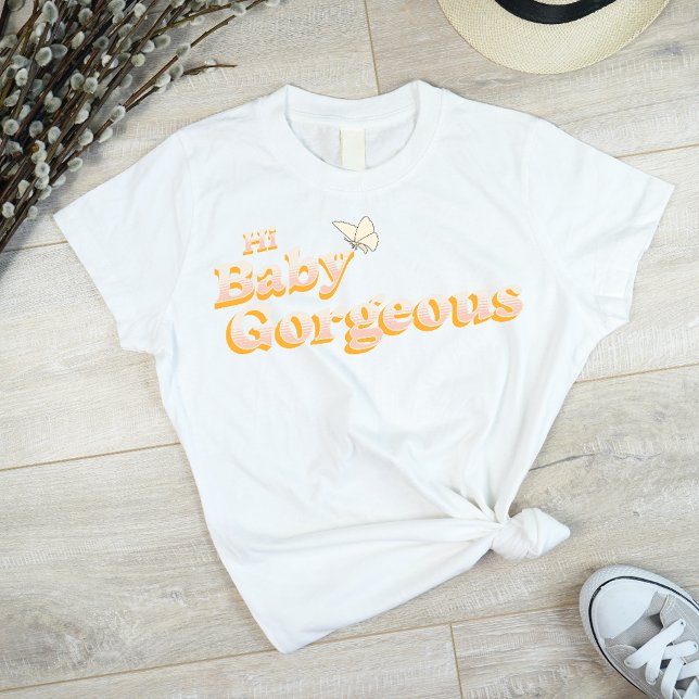 Camiseta Oi, Baby Gorgeous, em ouro, Lisa Barlow RHOSLC (Criador carregado)