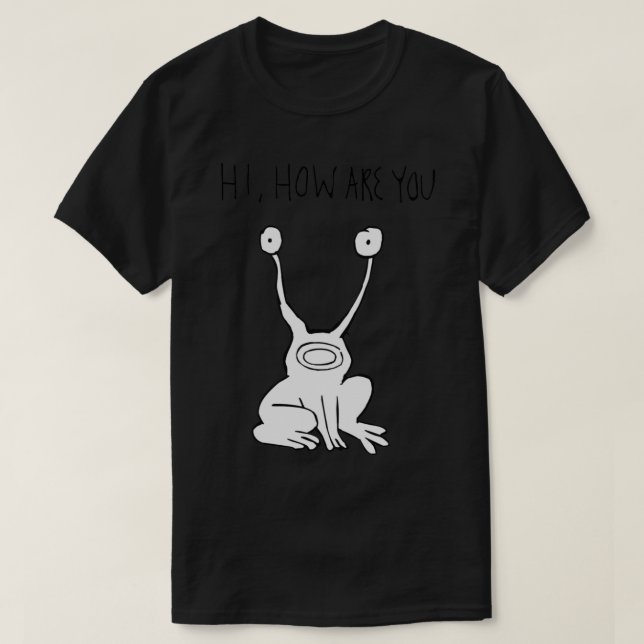 Camiseta Oi, Como Você Está Daniel Johnston Clássico T-Shir (Frente do Design)