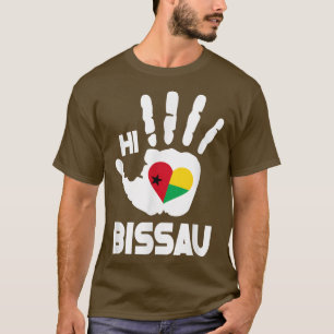 Camiseta Oi Guiné Bissau com Bandeira de Bissau num Amor Co
