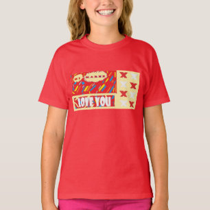 Camiseta Oi Karen Love Você desenhou para ela