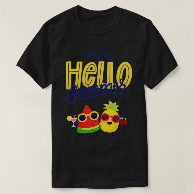 Camiseta oi verão (Frente do Design)