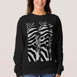 Camiseta "Oi" Zebra Black/White Stripes Abstrato Trendy