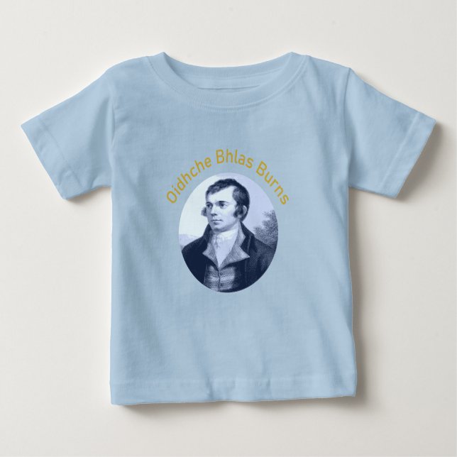 Camiseta Oidhche Bhlas Burns Azul Gaélico (Frente)