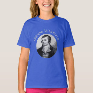 Camiseta Oidhche Bhlas Burns Gaélico Cinza