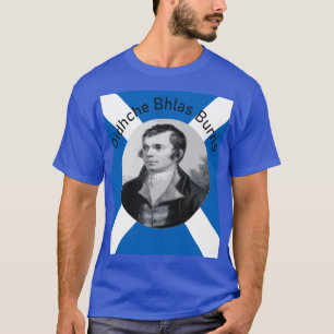 Camiseta Oidhche Bhlas Burns Gaélico Cinza e Cruz de São An
