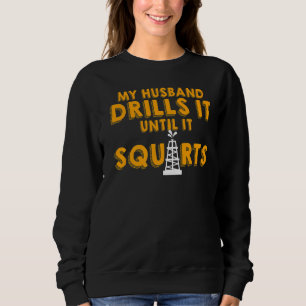 Camiseta Oil Rig Worker Husband Wife Eua American Gas Oilfi