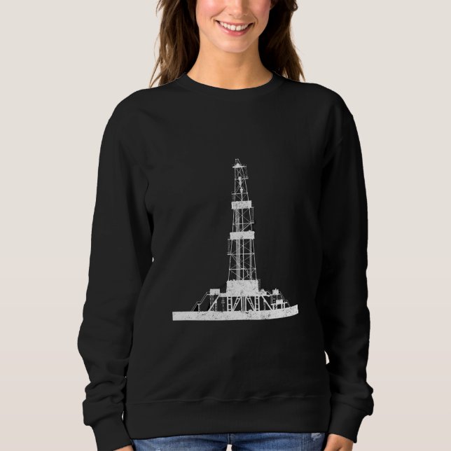 Camiseta Oilfield Driller Drilling Rig (Frente)