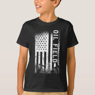 Camiseta Oilfield Worker Oil Field Oil Rig Roughneck Gas